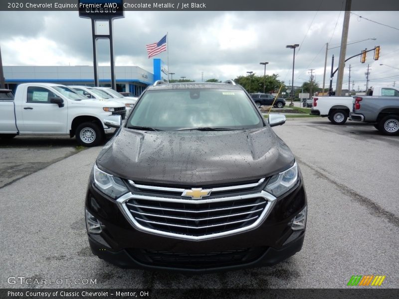 Chocolate Metallic / Jet Black 2020 Chevrolet Equinox Premier AWD