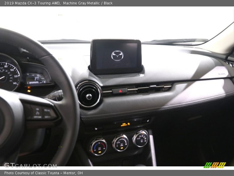 Machine Gray Metallic / Black 2019 Mazda CX-3 Touring AWD