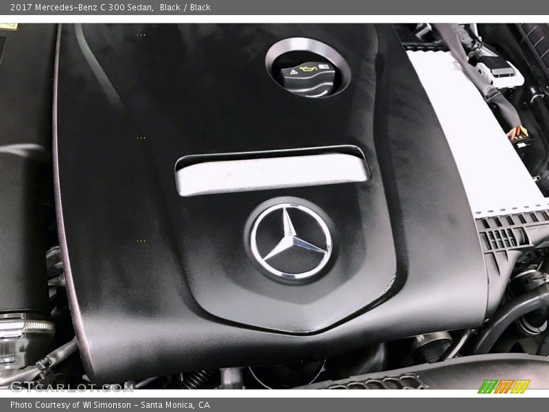 Black / Black 2017 Mercedes-Benz C 300 Sedan