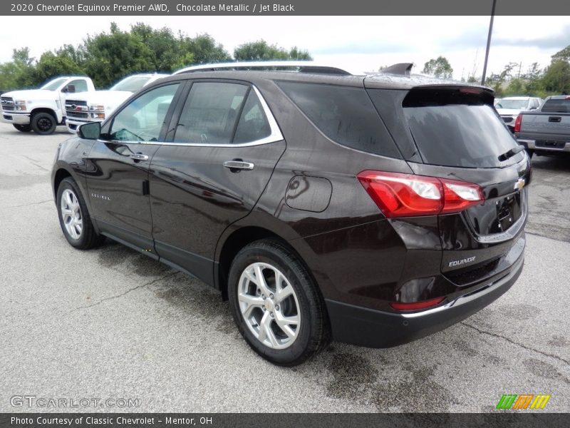 Chocolate Metallic / Jet Black 2020 Chevrolet Equinox Premier AWD