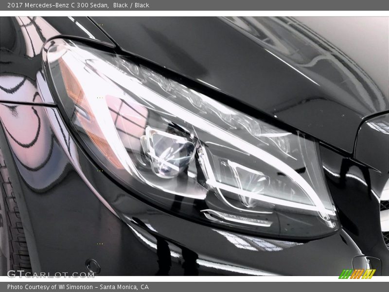Black / Black 2017 Mercedes-Benz C 300 Sedan