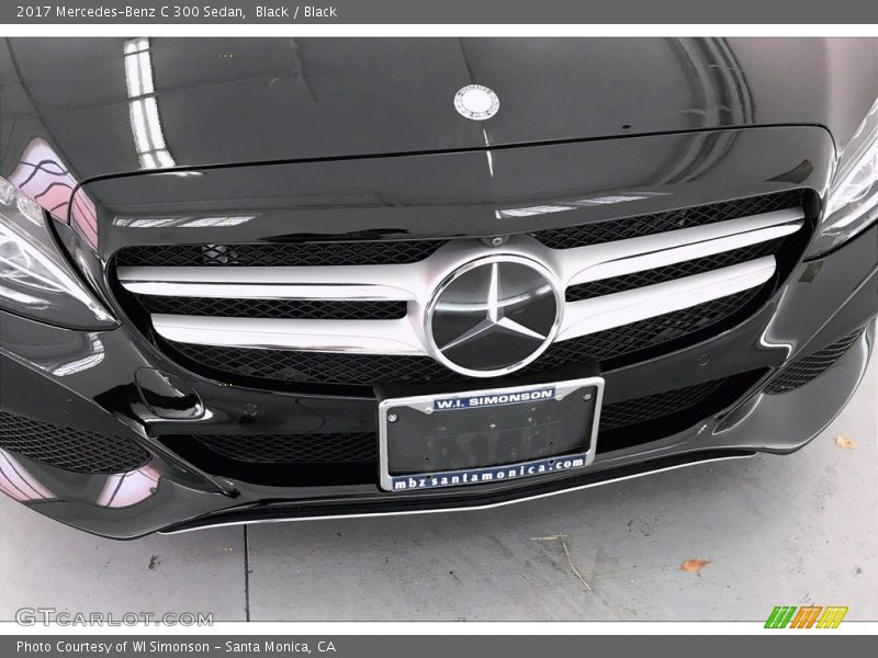 Black / Black 2017 Mercedes-Benz C 300 Sedan