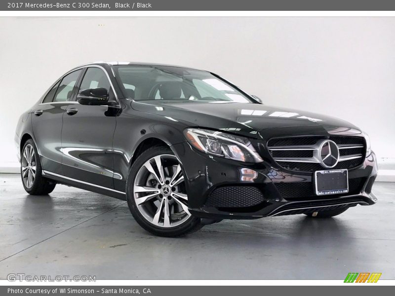 Black / Black 2017 Mercedes-Benz C 300 Sedan