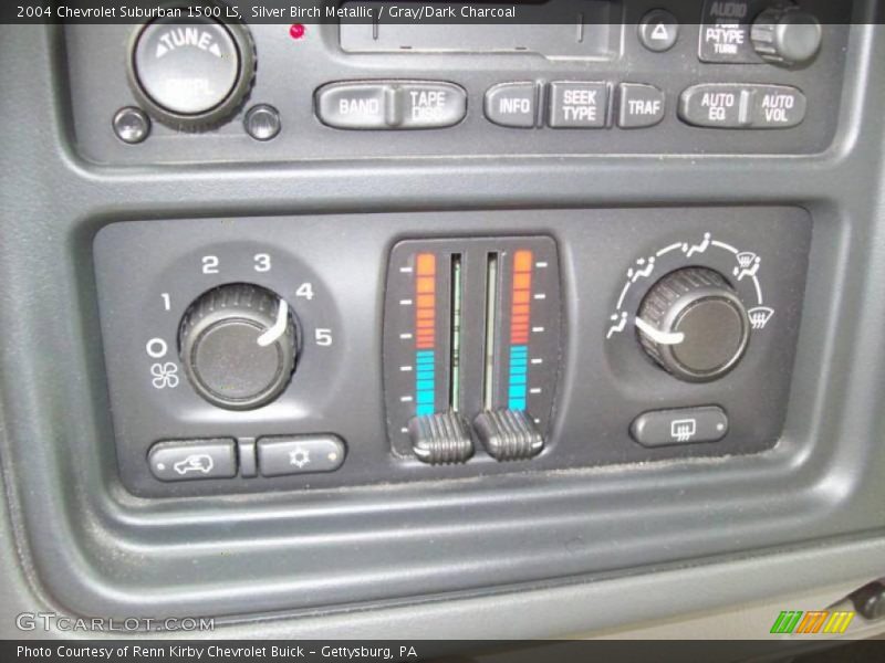Silver Birch Metallic / Gray/Dark Charcoal 2004 Chevrolet Suburban 1500 LS