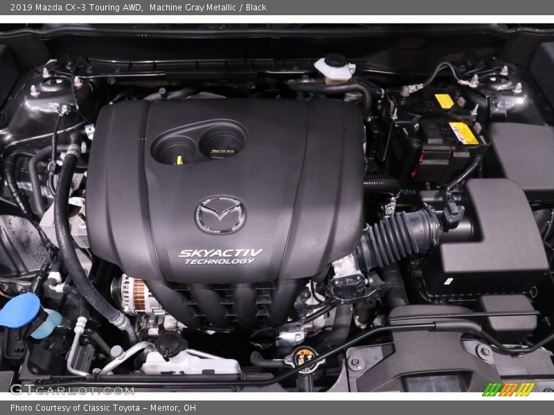 Machine Gray Metallic / Black 2019 Mazda CX-3 Touring AWD
