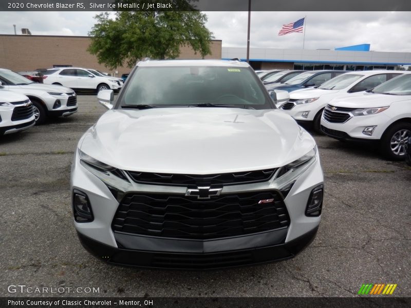 Silver Ice Metallic / Jet Black 2020 Chevrolet Blazer RS