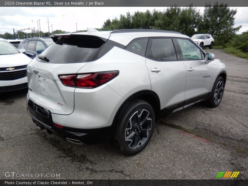 Silver Ice Metallic / Jet Black 2020 Chevrolet Blazer RS