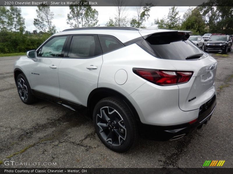 Silver Ice Metallic / Jet Black 2020 Chevrolet Blazer RS