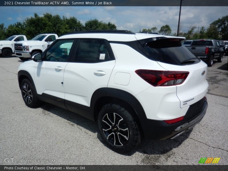 Summit White / Jet Black 2021 Chevrolet TrailBlazer ACTIV AWD