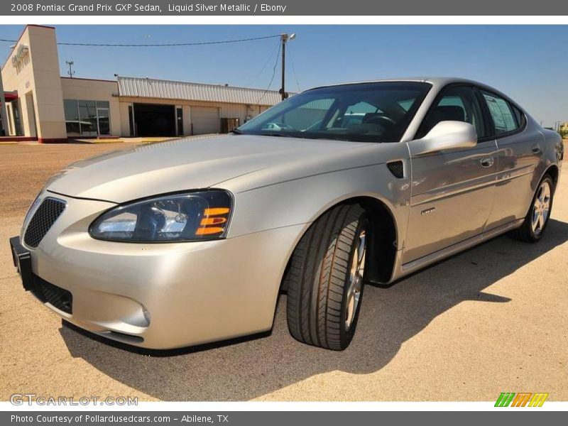 Liquid Silver Metallic / Ebony 2008 Pontiac Grand Prix GXP Sedan
