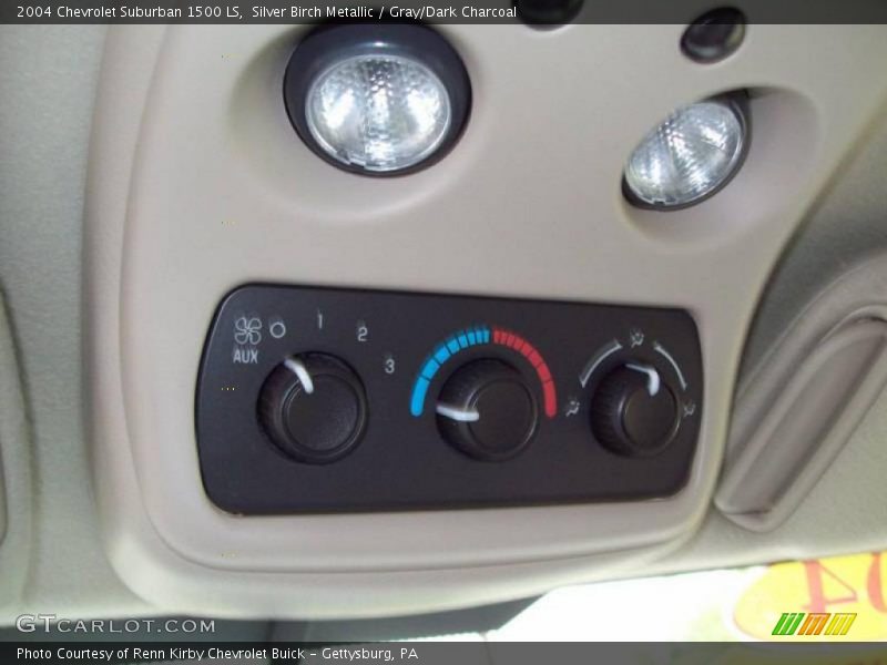 Silver Birch Metallic / Gray/Dark Charcoal 2004 Chevrolet Suburban 1500 LS