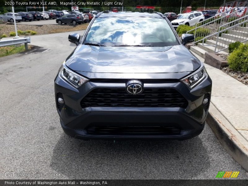 Magnetic Gray Metallic / Light Gray 2020 Toyota RAV4 XLE AWD