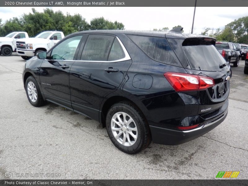 Midnight Blue Metallic / Jet Black 2020 Chevrolet Equinox LT AWD