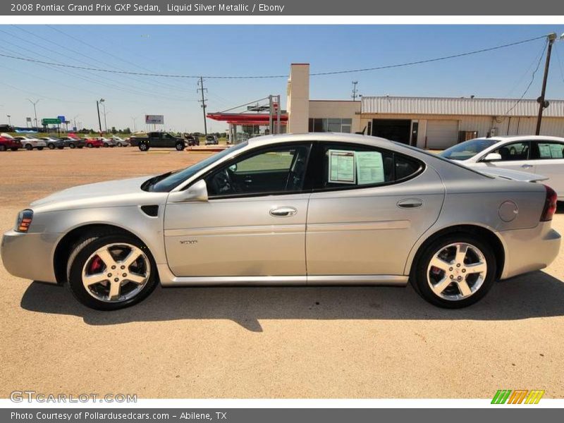 Liquid Silver Metallic / Ebony 2008 Pontiac Grand Prix GXP Sedan