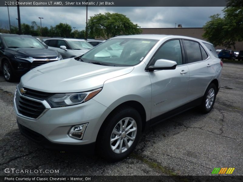 Silver Ice Metallic / Jet Black 2020 Chevrolet Equinox LT AWD