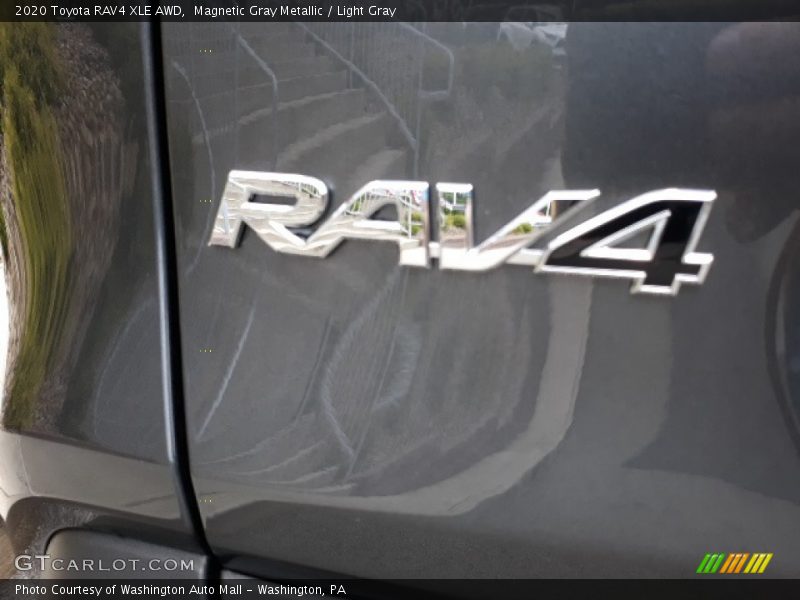 Magnetic Gray Metallic / Light Gray 2020 Toyota RAV4 XLE AWD