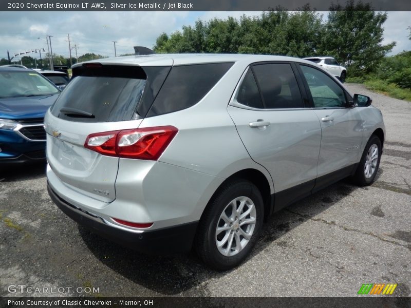 Silver Ice Metallic / Jet Black 2020 Chevrolet Equinox LT AWD