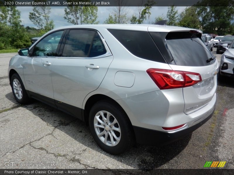 Silver Ice Metallic / Jet Black 2020 Chevrolet Equinox LT AWD