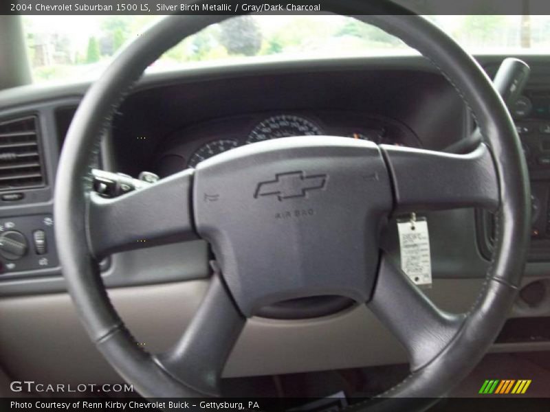Silver Birch Metallic / Gray/Dark Charcoal 2004 Chevrolet Suburban 1500 LS
