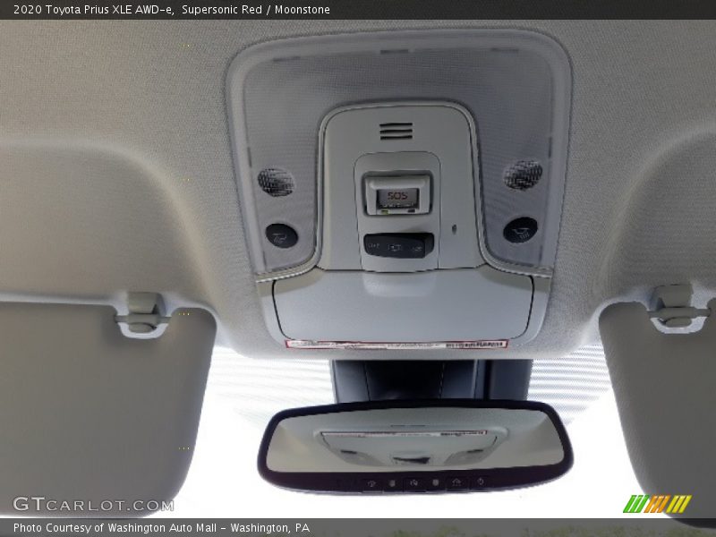 Supersonic Red / Moonstone 2020 Toyota Prius XLE AWD-e