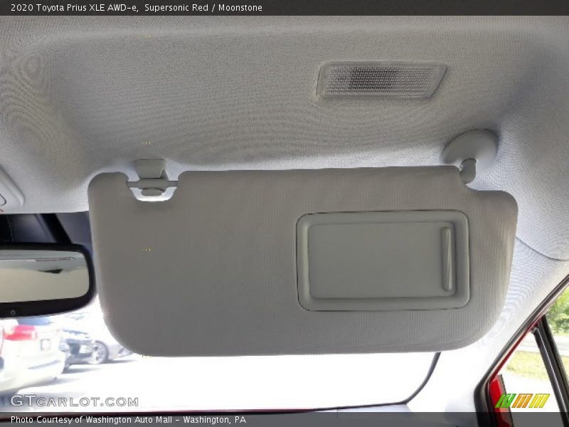 Supersonic Red / Moonstone 2020 Toyota Prius XLE AWD-e