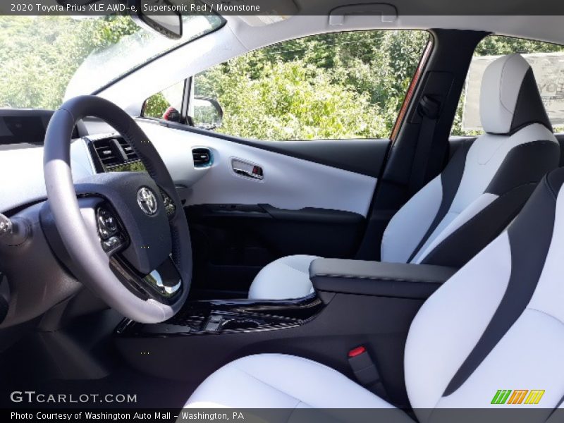 Front Seat of 2020 Prius XLE AWD-e