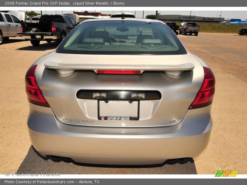 Liquid Silver Metallic / Ebony 2008 Pontiac Grand Prix GXP Sedan