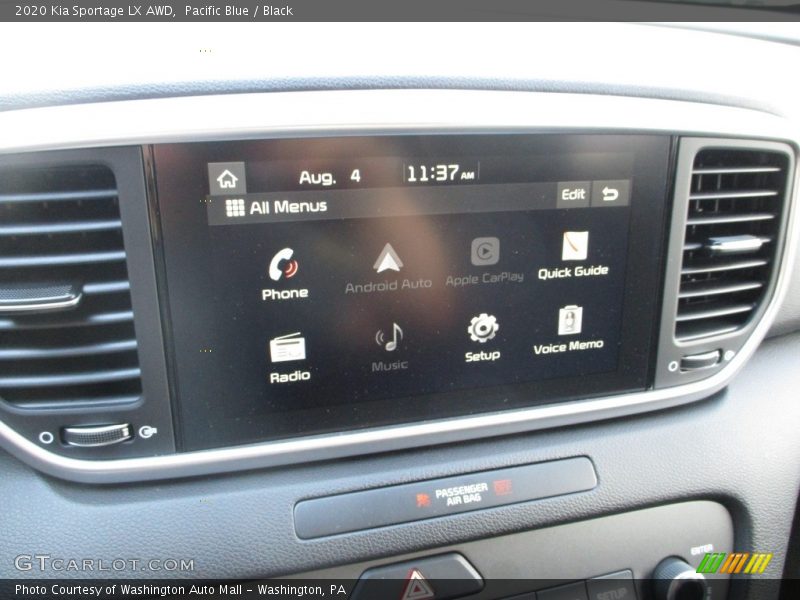 Pacific Blue / Black 2020 Kia Sportage LX AWD