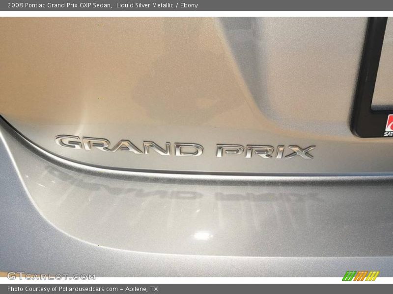 Liquid Silver Metallic / Ebony 2008 Pontiac Grand Prix GXP Sedan