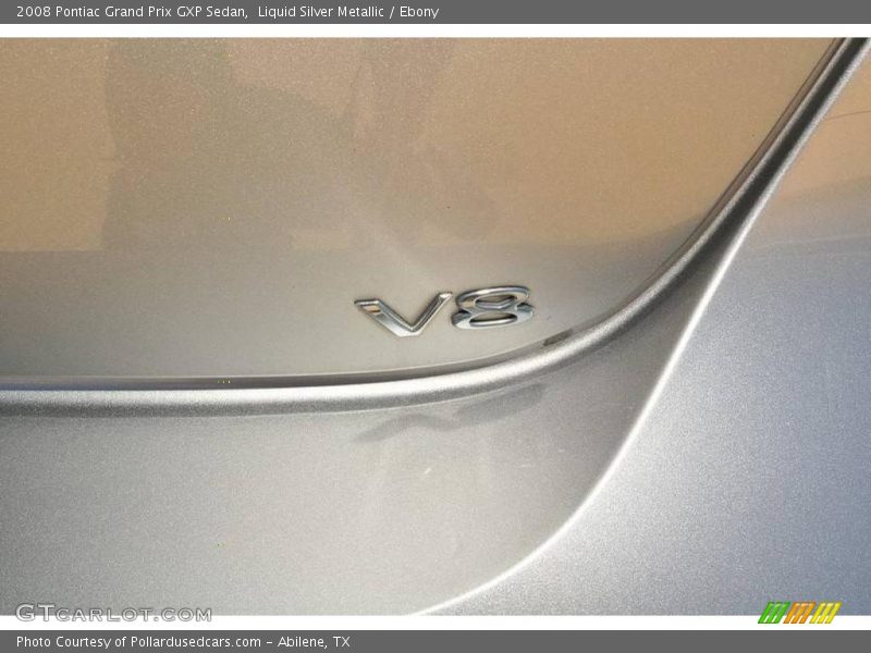 Liquid Silver Metallic / Ebony 2008 Pontiac Grand Prix GXP Sedan