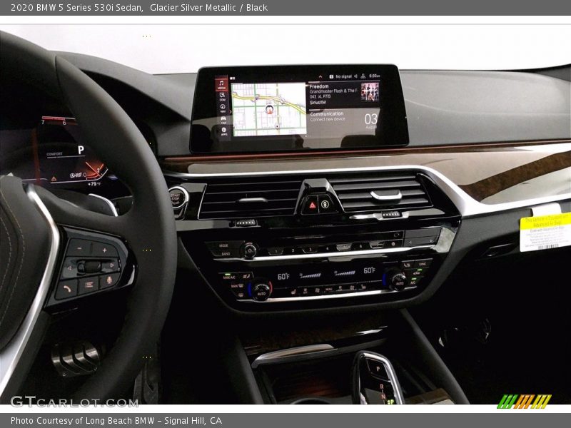 Glacier Silver Metallic / Black 2020 BMW 5 Series 530i Sedan