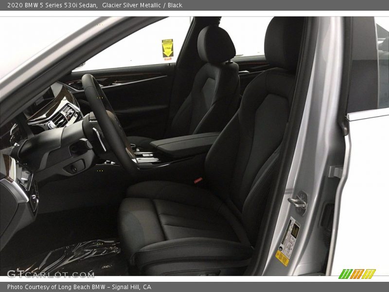 Glacier Silver Metallic / Black 2020 BMW 5 Series 530i Sedan