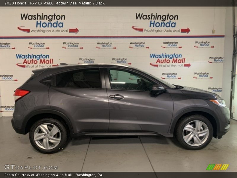 Modern Steel Metallic / Black 2020 Honda HR-V EX AWD