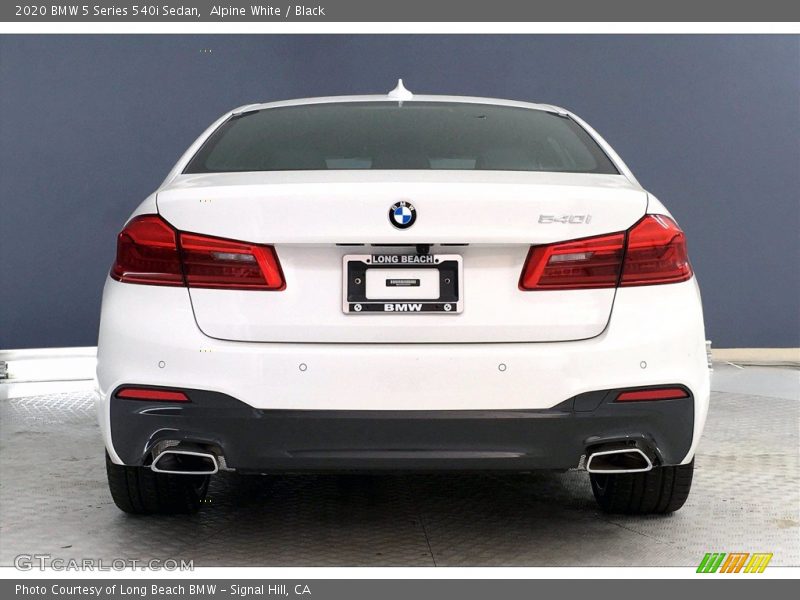 Alpine White / Black 2020 BMW 5 Series 540i Sedan