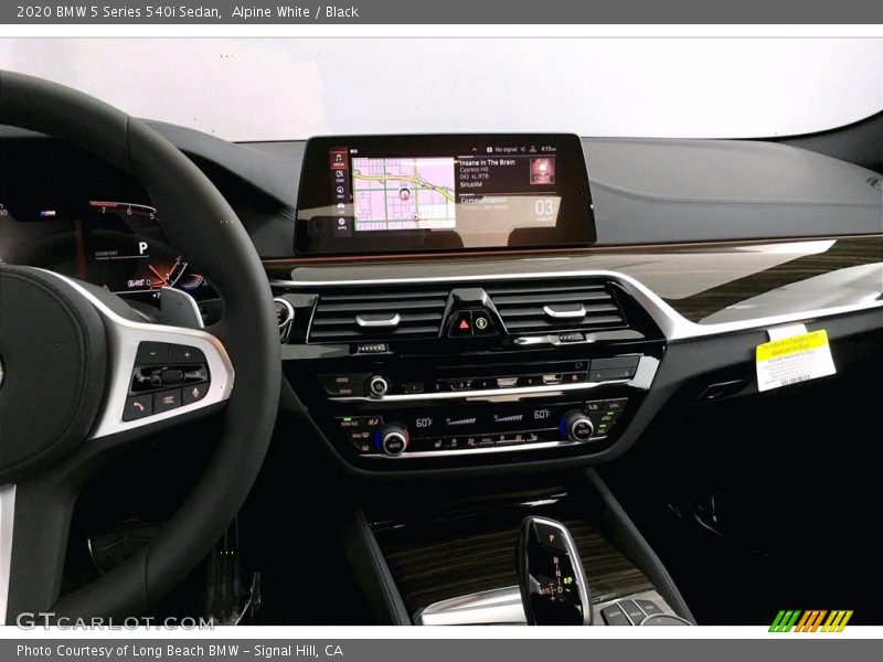 Alpine White / Black 2020 BMW 5 Series 540i Sedan