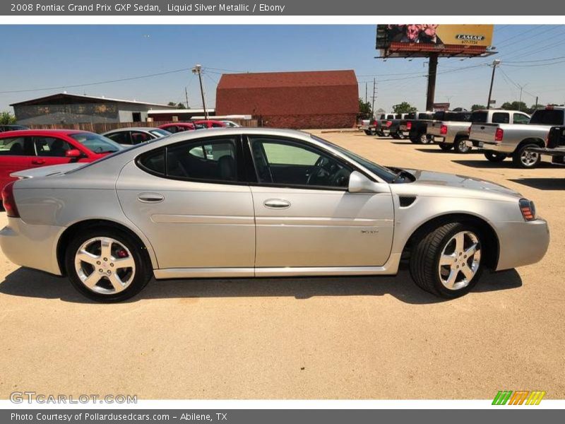 Liquid Silver Metallic / Ebony 2008 Pontiac Grand Prix GXP Sedan