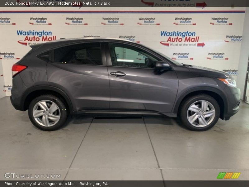 Modern Steel Metallic / Black 2020 Honda HR-V EX AWD