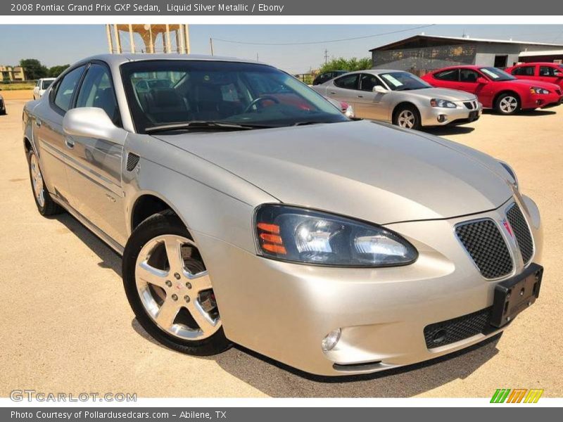 Liquid Silver Metallic / Ebony 2008 Pontiac Grand Prix GXP Sedan