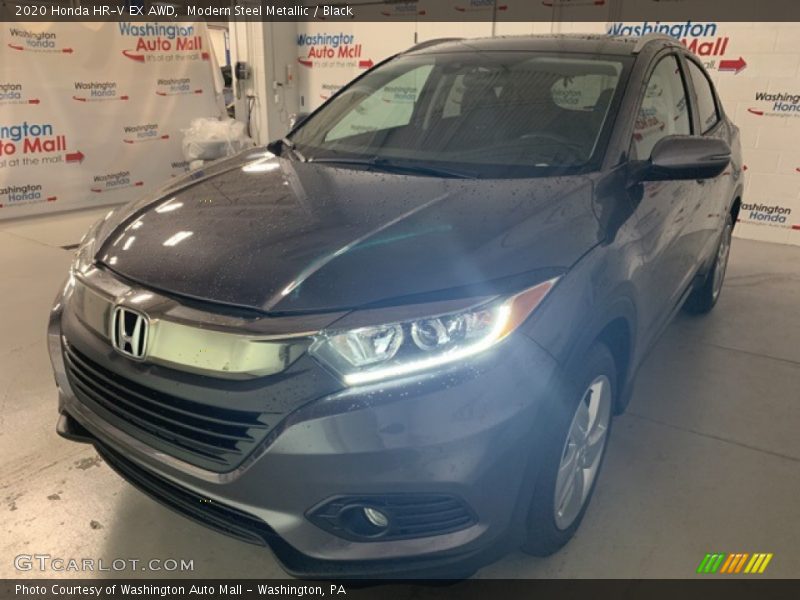 Modern Steel Metallic / Black 2020 Honda HR-V EX AWD