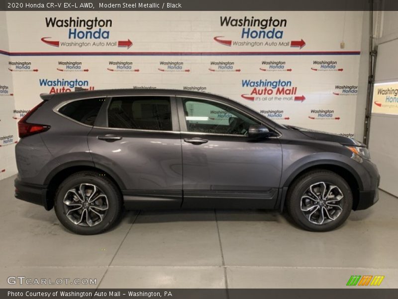 Modern Steel Metallic / Black 2020 Honda CR-V EX-L AWD
