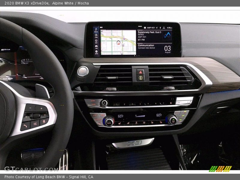 Alpine White / Mocha 2020 BMW X3 xDrive30e