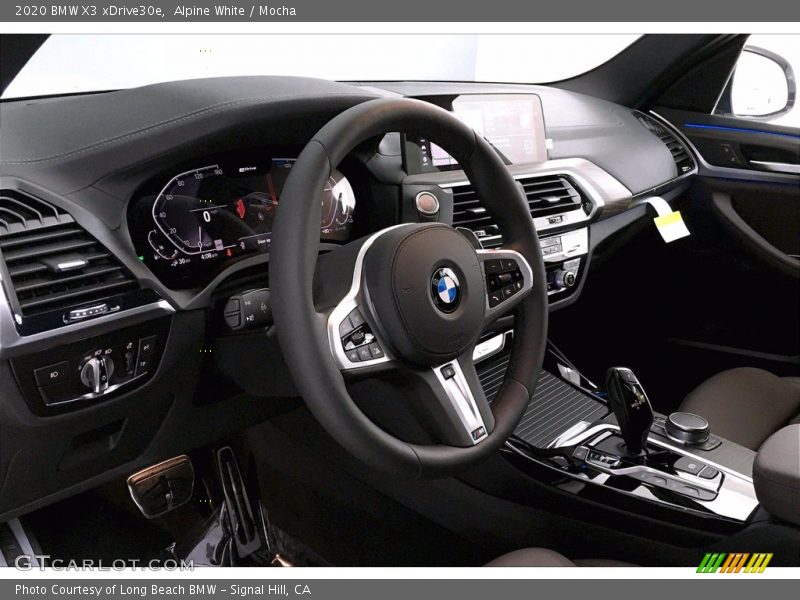 Alpine White / Mocha 2020 BMW X3 xDrive30e