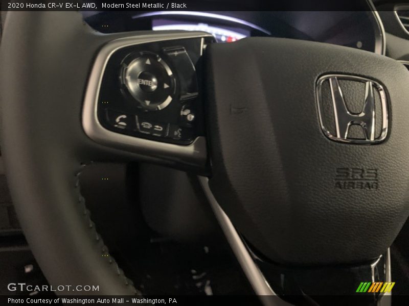Modern Steel Metallic / Black 2020 Honda CR-V EX-L AWD