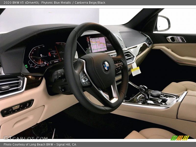 Phytonic Blue Metallic / Canberra Beige/Black 2020 BMW X5 sDrive40i