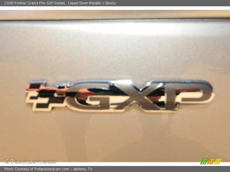 Liquid Silver Metallic / Ebony 2008 Pontiac Grand Prix GXP Sedan