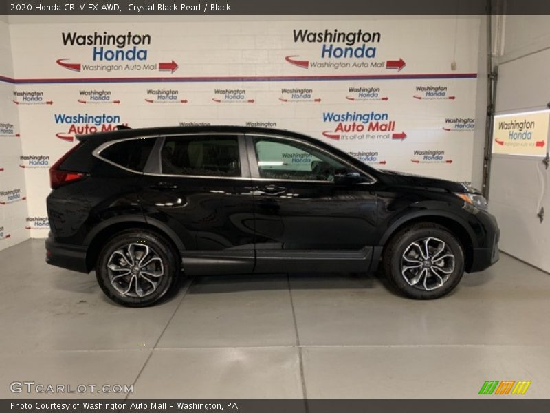 Crystal Black Pearl / Black 2020 Honda CR-V EX AWD