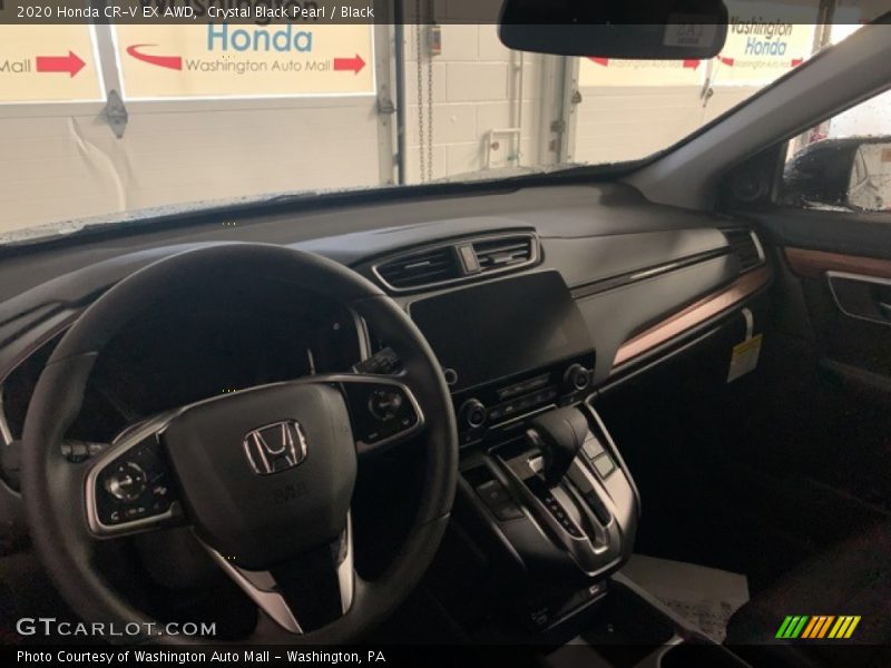 Crystal Black Pearl / Black 2020 Honda CR-V EX AWD