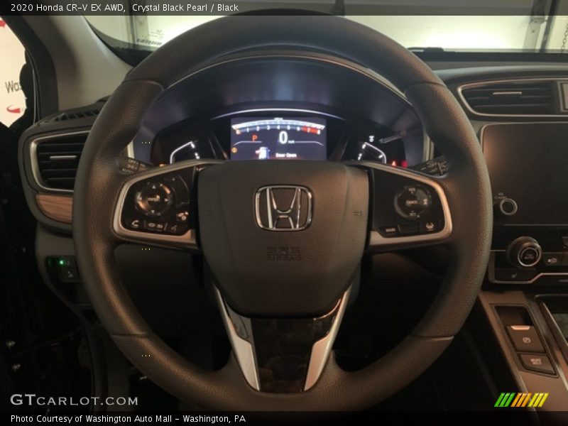 Crystal Black Pearl / Black 2020 Honda CR-V EX AWD