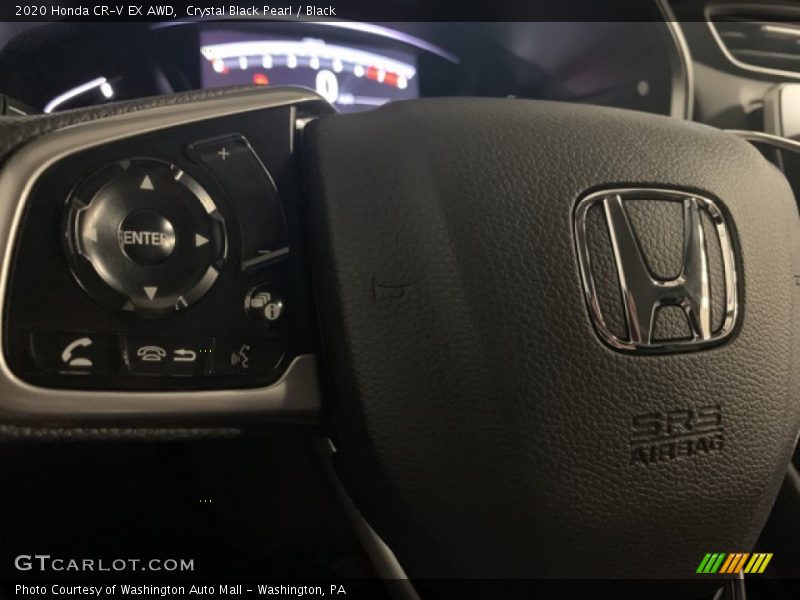 Crystal Black Pearl / Black 2020 Honda CR-V EX AWD