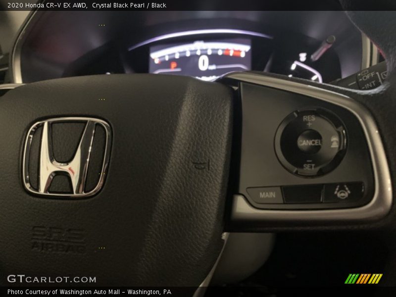 Crystal Black Pearl / Black 2020 Honda CR-V EX AWD